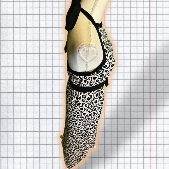 NWT Diane von Furstenberg for Target ‘Halter Tie-Neck Neutral Poppy Dress’ Sz L - Picture 13 of 16